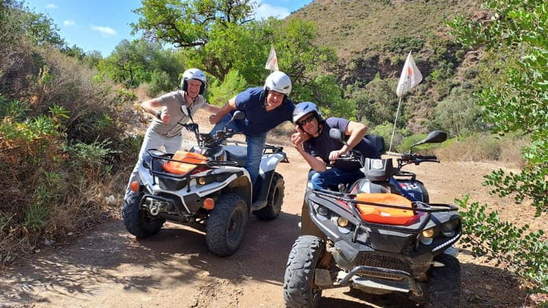 2 hours Quad Tour Marbella - 170€ per Quad up to 2 people - Rivers, Terrain Changes, and the Río Real Swim Moment