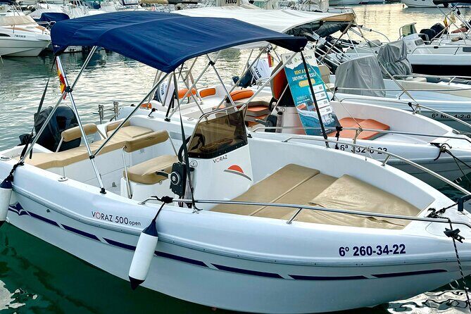 Alquiler de barco sin titulacion en Malaga - Key highlights