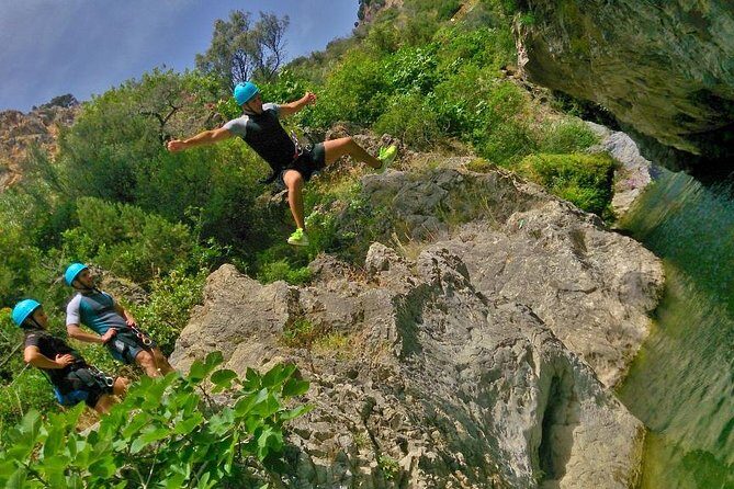 Canyoning Gorge Descent, river walk in Benahavis. - Optional Jumps (3, 4, 5, 7 Meters): How to Choose Your Line