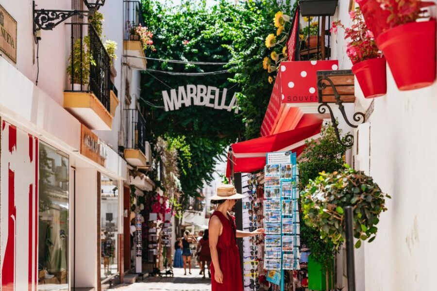 From Costa del Sol: Mijas, Marbella and Puerto Banús Tour - Marbella: bus views, then real time to wander