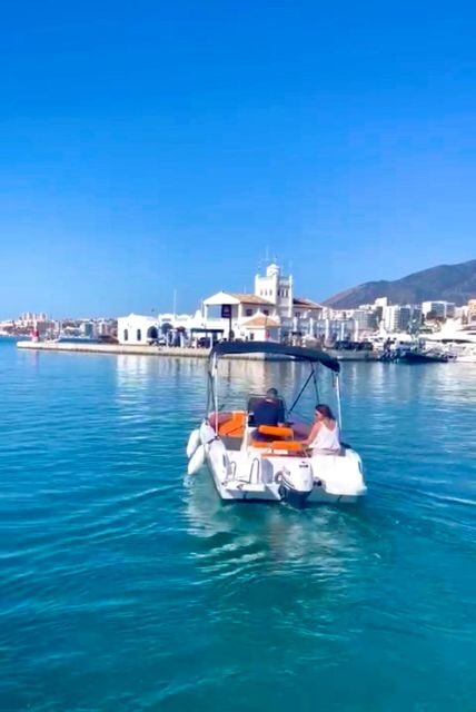 From Málaga: Boat Rental with No License Required - License-Free Captain Mode Off Málaga