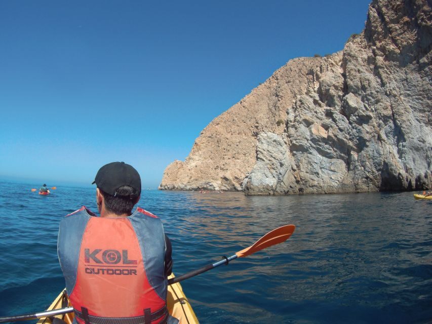 From Málaga: Cliffs of Maro-Cerro Gordo Guided Kayaking Tour - The Coastal Paddle Toward Calaisa Beach and the Cliffs