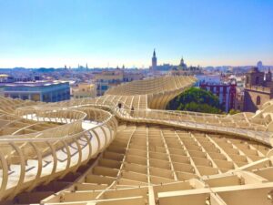 From Malaga: Seville Day Trip and Optional Monument Tickets - The panoramic bus tour and Plaza de España stop