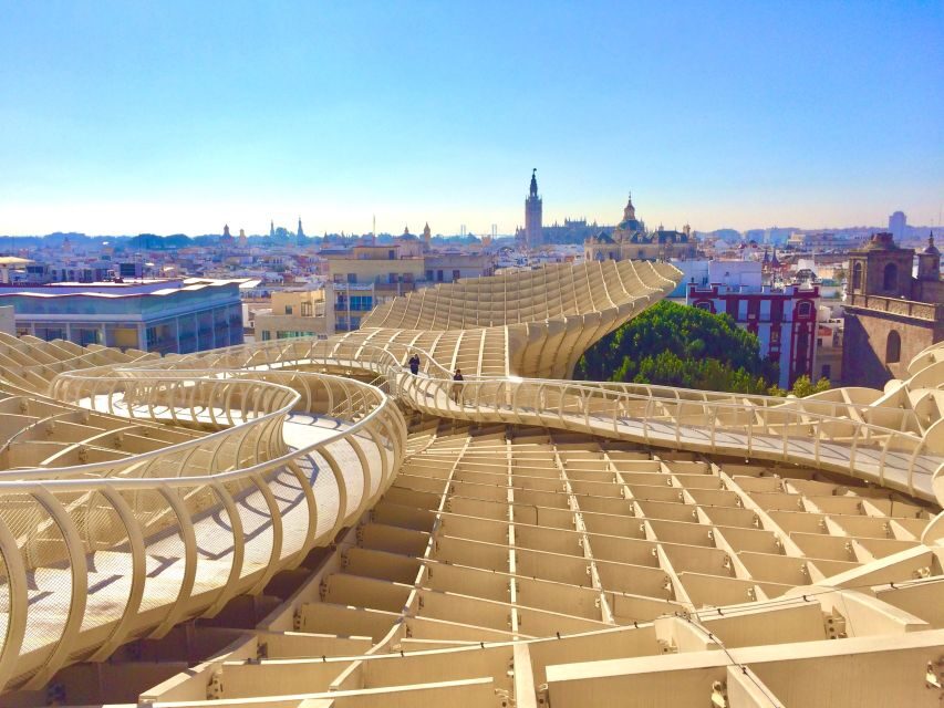 From Malaga: Seville Day Trip and Optional Monument Tickets - The panoramic bus tour and Plaza de España stop