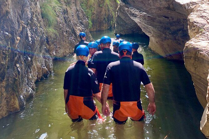 Guided Canyoning Adventure Near Marbella (Benahavís River Walk) - Stop 2: Canyon of the Angosturas—jumps, caves, and the 6m rappel option