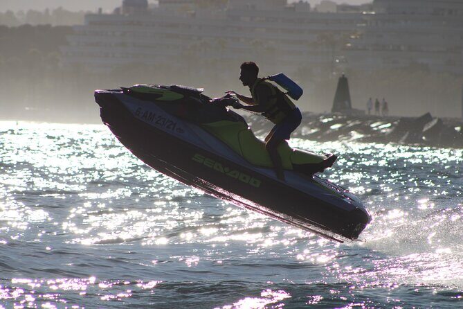 Guided JETSKI tour along the coast of Marbella, enjoy 30 minutes or 1 hour - The itinerary on the water: Marbella bay, coast views, and dolphin season