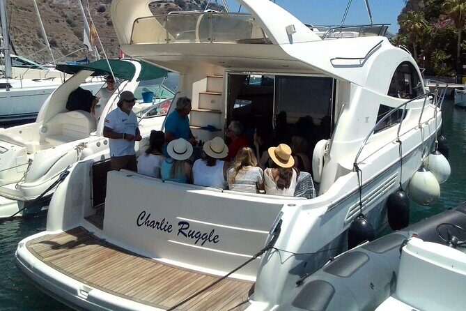 Half-Day Luxury Motor Yacht Cruise in Granada - The drink-and-deck part: cava, plus a full range of drinks
