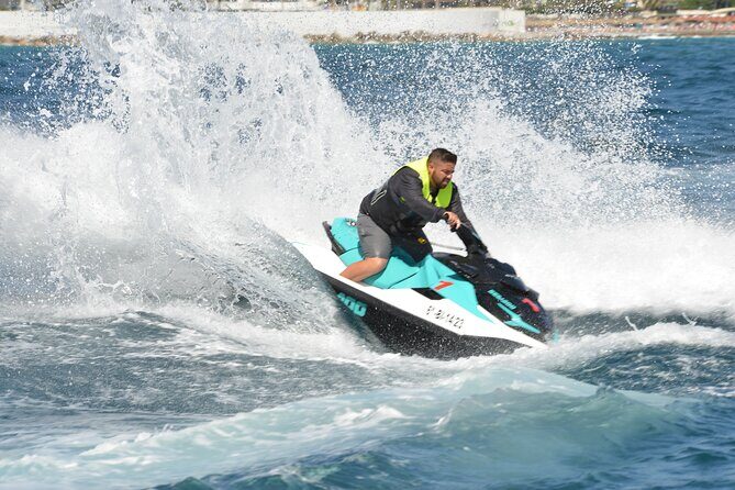 JET SKI TOUR Experience 1 Hour. - The Optional Mid-Sea Swim Stop