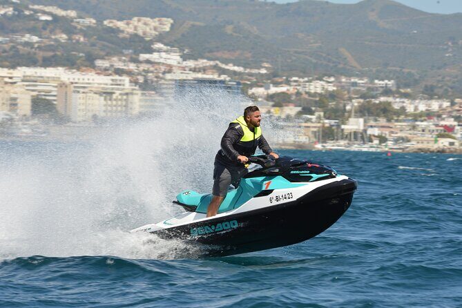 JET SKI TOUR experience in Marbella 30 MINUTES - The Optional Sea Swim Stop: Short Break, Real Reward