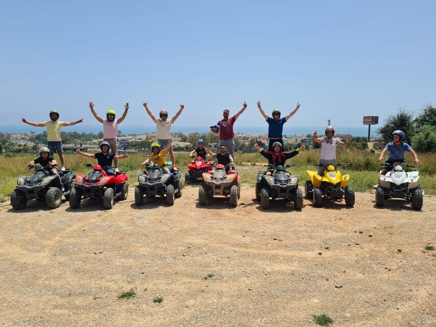 Málaga: 3-Hour Guided All-Terrain Two-Seater Quad Tour - Planes that land meters away: the fun noise near Málaga Airport