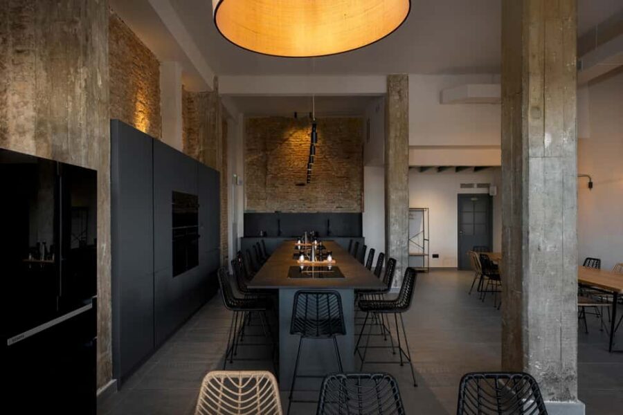Malaga: Authentic Paella Cooking Class with Sangría - The Soho District kitchen: built for cooking (not crowding)