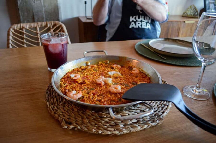 Malaga: Authentic Paella Cooking Class with Sangría - Atarazanas Market: where ingredients get real