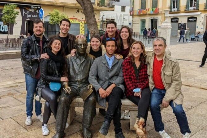 Malaga Bike Tour - Wine & Tapas - Tapas at a traditional tavern and Malaga wine at Plaza de la Merced