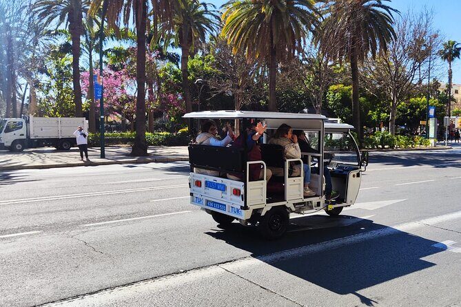 Malaga by Tuk Tuk i : 1 or 2 hours Private city tour - Gibralfaro hill: the lighthouse mount and fortress story