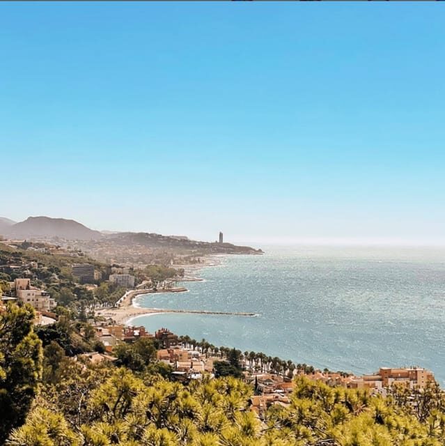 Malaga: Castle Hill and Fisherman Village E-Bike Tour - Miramar palace and the beach promenade ride