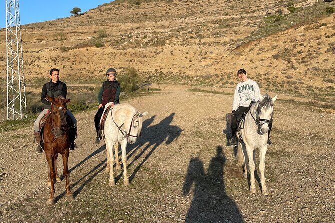 Malaga - guided horseback riding - The One-Hour Route: Cañuelo Stream, Zip Line Views, and Big Malaga Air