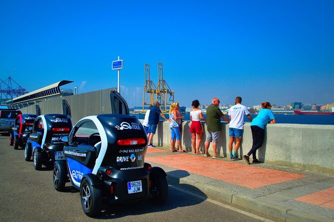 Malaga Highlights by Electric Car with Port Pick up - Malagueta promenade: your quick warm-up neighborhood