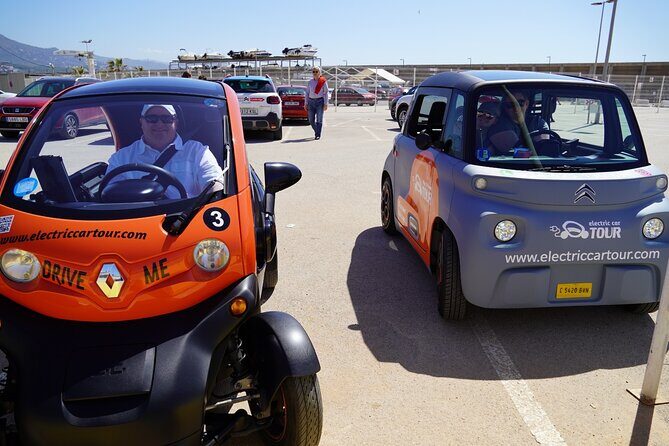 Malaga Highlights by Electric Car with Port Pick up - Fishing neighborhoods and the local fish barbecues idea