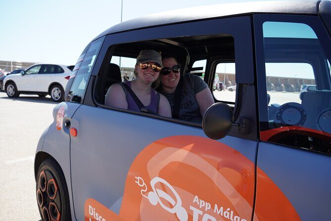 Malaga Highlights by Electric Car with Port Pick up - The shopping center finish: plan your next hour