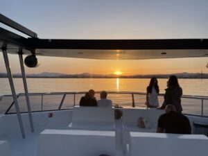 Málaga: Sunset Catamaran Trip - Entering Fly Blue Malaga: What the Boarding Experience Feels Like