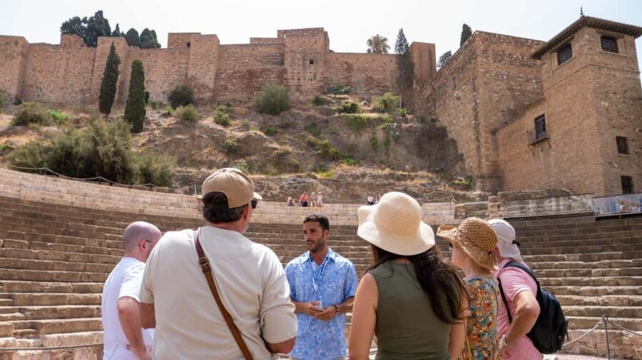 Malaga Walking Tour, Roman Theater and Alcazaba in small group with Tickets - Calle Larios to Plaza de la Constitución: getting your bearings fast
