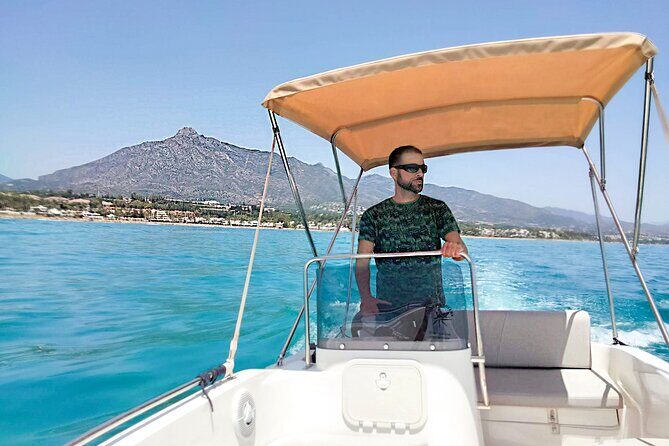 MANGO 5m 5pax - Unlicensed boat in Puerto Banus, Marbella - Puerto Banús 5m Boat Rental: What the Setup Actually Includes