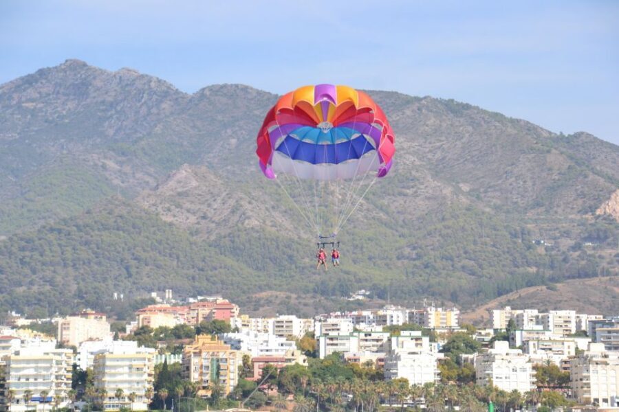 Marbella from the heights: Parasailing - Safety Briefing and Gear: What Happens Before You Lift Off