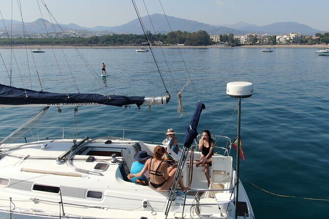 Marbella Private Sailboat: Navigation, Bath and Snacks (10 pax) - The Aperitif Aboard: Iberian Products, Snacks, and Refreshing Drinks on Deck