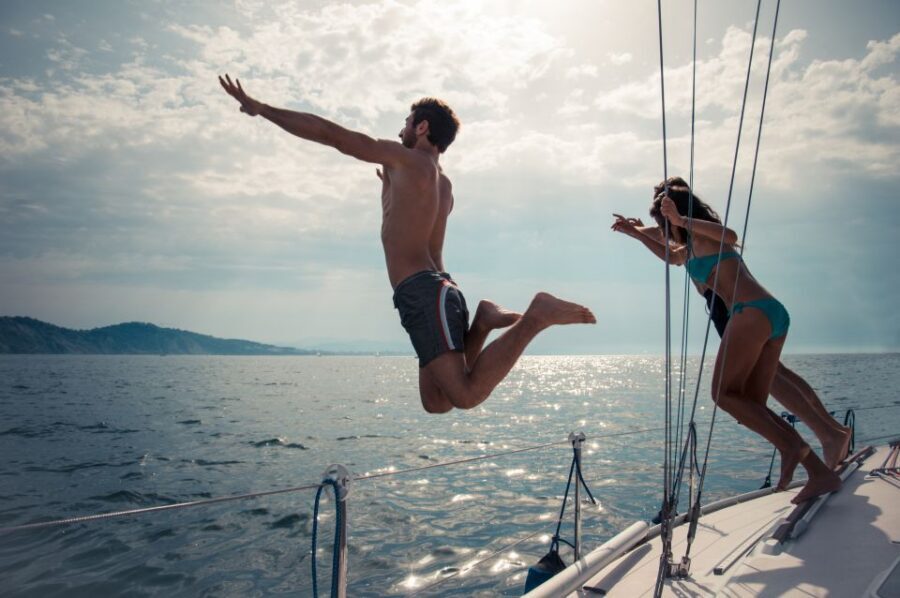Marbella: Puerto Banús Private Sailing Cruise with Drinks - Paddleboard and snorkel: great when conditions cooperate