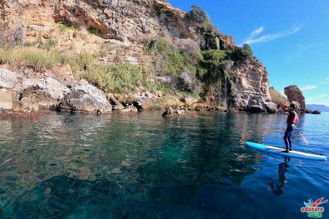 Paddle Surf Route Cliffs Nerja and Cascada de Maro + Snorkel - How hard is the paddling? Pace, time, and energy use