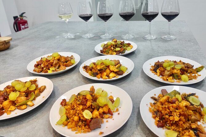 Paella and Sangria Workshop in Malaga - The 3-hour menu: ajoblanco, Malagueño soak, and Valencian paella