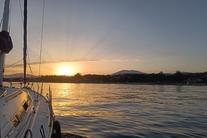 Sunset on Private Sailing boat Puerto Banus Marbella (10 pax) - Private Boat Size: Why Up to 10 People Feels Different