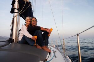 Sunset Sailing along the Marbella coast from Puerto Banus - On board atmosphere: small-group calm and captain energy