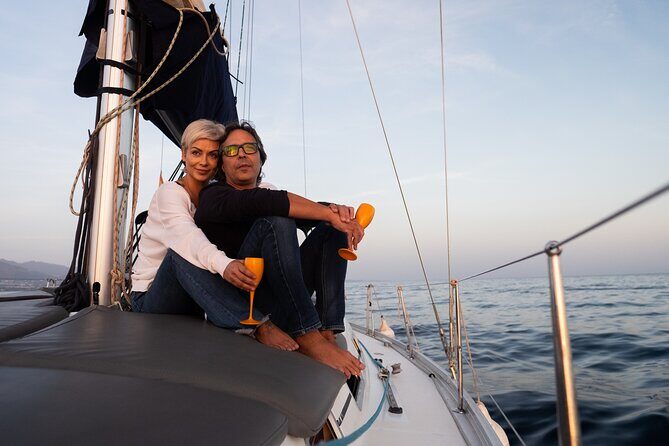 Sunset Sailing along the Marbella coast from Puerto Banus - On board atmosphere: small-group calm and captain energy