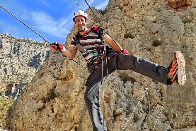 Via Ferrata Caminito del Rey - Encantada reservoir and Gaitanes Gorge views: when the photos actually happen